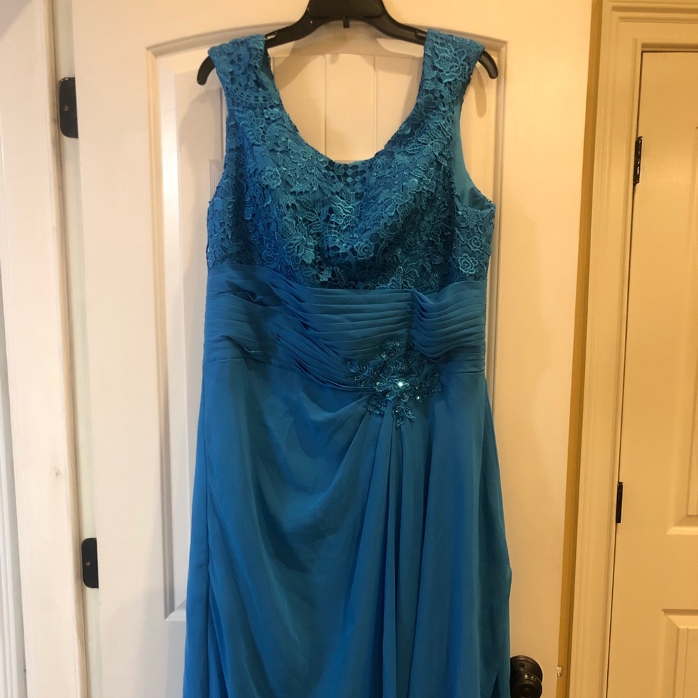 Turquoise formal dress